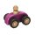 Fagus micro-car  lila, mit 1 Püppchen, Länge 11 cm
