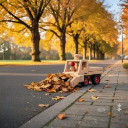 Straßendienst Set fagus Unimog mit Kehraufsatz
